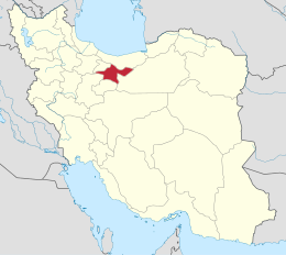 Provincia di Teheran – Localizzazione