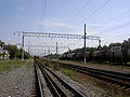 Русский: Станция Кадуй. Вид с западной части English: Kaduy station. View from the western part