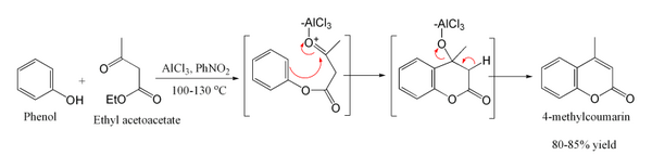 Конденсація Пехмана у застосуванні до 4-метилкумарину