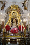 Virgen de los Remedios en su camarín