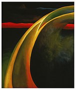 Georgia O'Keeffe Red and Orange Streak, 1919