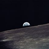 La terra des de la Lluna, durant l'Apollo 10