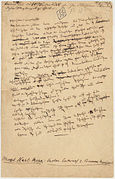 Manifest van de Communistische Partij (Handschrift Karl Marx)