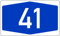 File:Bundesautobahn 41 number.svg