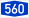 Bundesautobahn 560 number.svg