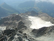 view down mountainside