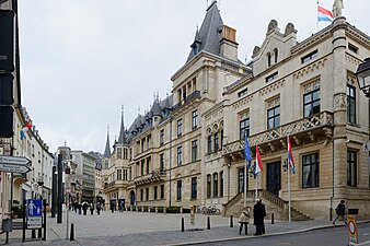 Storhertigpalatset i Luxemburg.