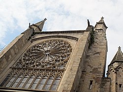 Saint-Malo Cathedral in Brittany, France. (outside)