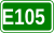 European route E105