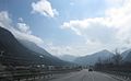 B 2 bei Mittenwald Richtung Scharnitzpass