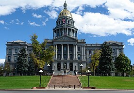 The Colorado State Capitol in Denver