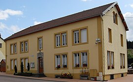 The town hall in Girmont-Val-d'Ajol