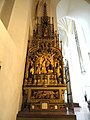 Retable dans le bas-côté gauche de la cathédrale de Munich