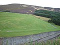 Backwater Reservoir dam with the spillway in the foreground