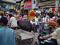 A bazaar in Old Delhi