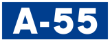 Autovía A-55 shield}}