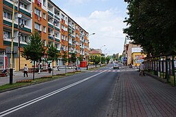 Gatuvy från stadens centrum