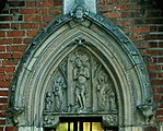 Tympanum at the castle's chapel, c.1349