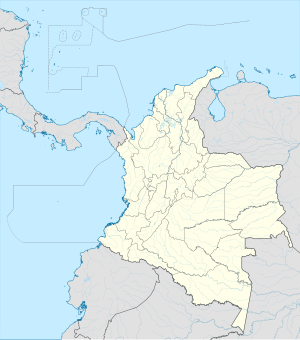 Aratoca trên bản đồ Colombia