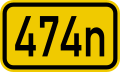 File:Bundesstraße 474n number.svg