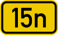 File:Bundesstraße 15n number.svg