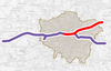 Map of the 4th phase of Crossrail 2019