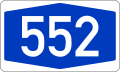 File:Bundesautobahn 552 number.svg