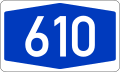 File:Bundesautobahn 610 number.svg