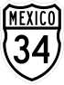 Federal Highway 34 shield