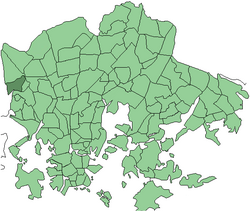 Position of Reimarla within Helsinki