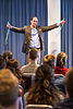 Der Redner und Business Speaker Lutz Langhoff auf dem Jugend gegen AIDS e.V. Kongress in Hamburg im HolidayInn.