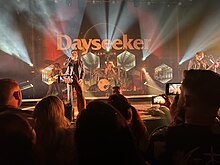 Dayseeker playing in Las Vegas during their Dark Sun tour