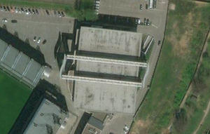 Satellitenbild der Nowator-Sportarena