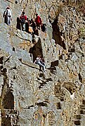 Aqueduc au lieudit Inka Misana, à Ollantaytambo[N 4].