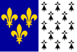 Flag of Brest, Brittany, France