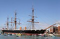 Die HMS Warrior (1860), das erste ozeantaugliche Panzerschiff mit eisernem Rumpf