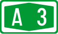 Autostrada A3 shield