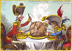 Caricature gillray plumpudding