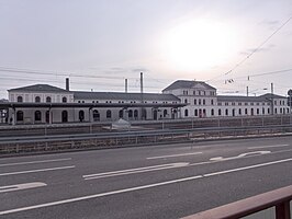 Station Bebra gezien vanuit de stad