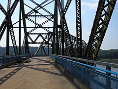 View on the bridge