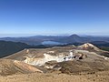 雌阿寒岳山頂から北西方向を望む