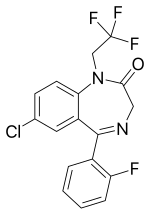 2-Oxoquazepam, a major active quazepam metabolite