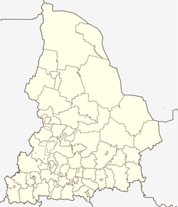 Martyush is located in Sverdlovsk Oblast