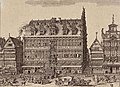 Gravure du bâtiment en 1640.