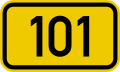 File:Bundesstraße 101 number.svg