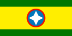 Flag of Bucaramanga, Santander Department, Colombia