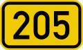 File:Bundesstraße 205 number.svg