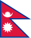 Flag of Nepal (Double Pavon (or Double Pennant))