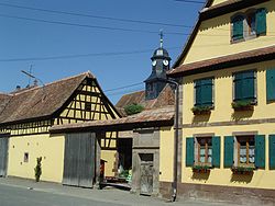 Skyline of Wickersheim-Wilshausen