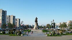 Monument tae Yerofey Khabarov in Khabarovsk